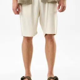 snitch Men Mid-Rise City Shorts with Elasticated Drawstring Waist-picture-11