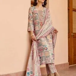 svaraa Women V-Neck Straight Kurta Set-picture-34