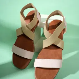 mozafia Women Open-Toe Slip-On Sandals image 1