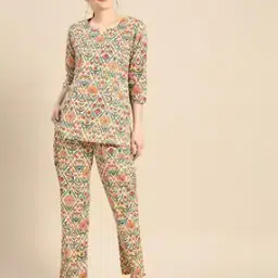 mabish by sonal jain Floral Print Nightwear Set-picture-19