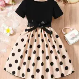 tior Women Polka-Dot Print Fit & Flare Dress-picture-16