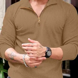 hk fashion Men Regular Fit Polo T-Shirt image 1