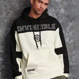 Men Relaxed Fit Graphic Print Hoodie-image-35