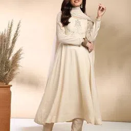 nyrika Women Embroidered Anarkali Kurta Set-picture-24
