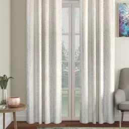 hosta homes Pack of 2 Abstract Print Long Door Curtains image 1