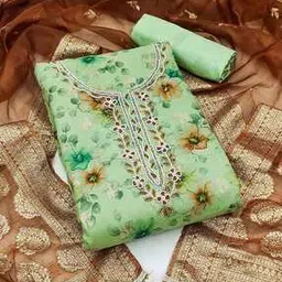 kimisha Embellished 3-Piece Unstitched Dress Material-picture-32