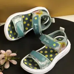 kidsville Girls Barbie Print Floater Sandals-picture-25