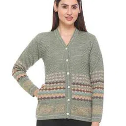 aarbee Checked Button-Front Cardigan-picture-18
