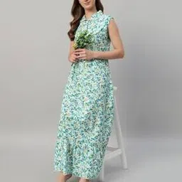 sephani Women Printed Sleeveless Nightgown-picture-39
