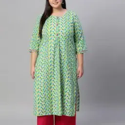 jaipur kurti Geometric Print Straight Kurta-picture-20