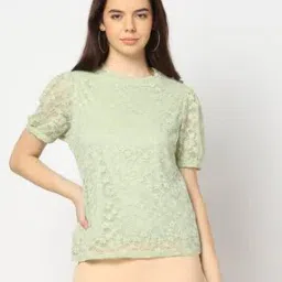 fig Women Lace Regular Fit Top-picture-11