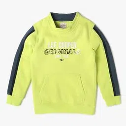 Boys Printed Relaxed Fit Crew-Neck Sweatshirt-image-39