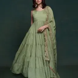 svaraa Women Embellished Gown Dress-picture-53