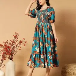 raiyani enterprise x ag Women Abstract Gown Dress-picture-35