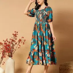 raiyani fashion Women Floral Gown Dress-picture-39