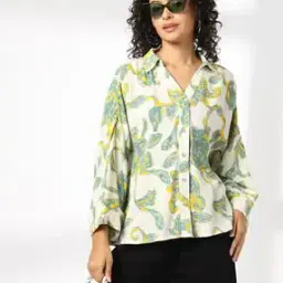 dnmx Women Floral Print Relaxed Fit Shirt-picture-20