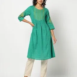 yousta Women Striped A-Line Kurta-picture-18