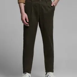 jack & jones Men Relaxed Fit Pleated Pants with Insert Pockets-picture-13