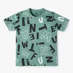 yousta Boys Typographic Print Regular Fit Round-Neck T-Shirt-picture-20