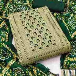 svaraa Women Embroidery Unstitched Dress Material-picture-12