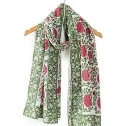 handicraft-palace Women Floral Print Scarf with Folded Hem-picture-37