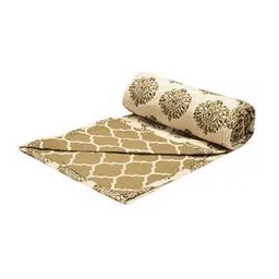 trance home linen Super Soft Pure Cotton Indian Printed Single Dohar | Single Size Bed Blanket-picture-29