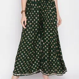 clora creation Polka-Dot Shararas with Elasticated Waist-picture-43