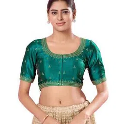 vamas Women Embroidered Front Open Blouse-picture-37