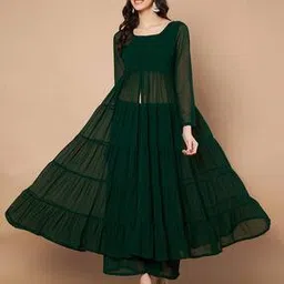 ph poshakhub Women Embroidery A-line Kurta Set-picture-45