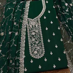 soch Women Embroidery Unstitched Dress Material image 1