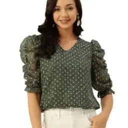 deewa Women Floral Print Slim Fit Top-picture-35