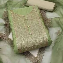 svaraa Women Floral Unstitched Dress Material-picture-29