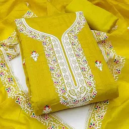 maroosh Women Embellished Unstitched Dress Material image 1
