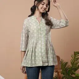 weavllite Women Floral Print A-Line Tunic-picture-10