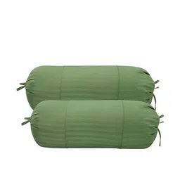 trance home linen Set of 2 200 TC Pipe-In Bolster Covers image 1