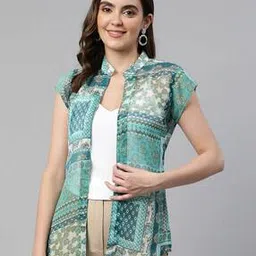cottinfab Open-Front Printed Shrug-picture-46