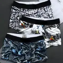 panicia Men Pack of 3 Trunks with Elasticated Waistband-picture-49