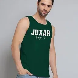 juxar Men Brand Print Round-Neck Sports Sando-picture-21