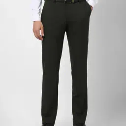 van heusen Men Flat-Front Slim Fit Trousers image 1