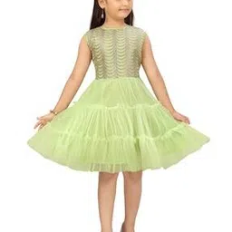 aarika girls ethnic Embellished Fit & Flare Dress-picture-34