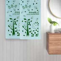 fabinaliv Set of 2 300 GSM Printed Bath Towels 45" x 23"-picture-21