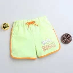bumzee Typographic Print Shorts with Elasticated Drawstring Waist-picture-11