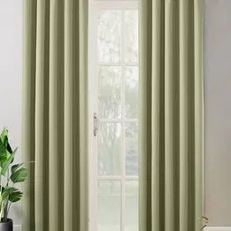 haus & kinder Set of 2 Velour Blackout Eyelet Door Curtains-picture-20