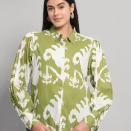 handicraft-palace Women Floral Print Regular Fit Shirt with Spread Collar-picture-18