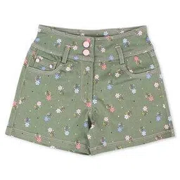 cutecumber Floral Regular Fit Shorts-picture-14