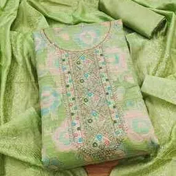 svaraa Women Embroidered Unstitched Dress Material-picture-49