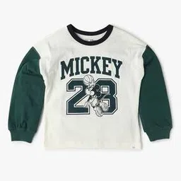 gap kids Boys Mickey-Mouse Print Relaxed Fit Crew-Neck T-Shirt-picture-22