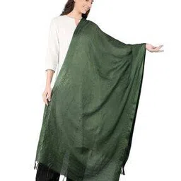 a r silk dupatta hub Women Printed Dupatta with Contrast Border-picture-24