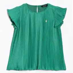 allen solly Girl Regular Fit Striped Top image 1