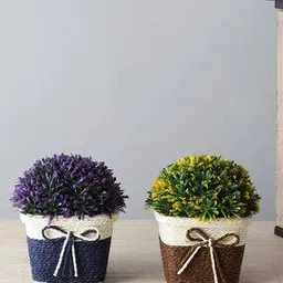 foliyaj Set of 2 Artificial Leaves Plants with Pot-picture-35